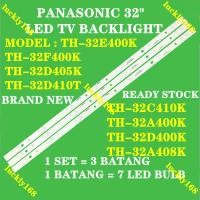 ราคา TH-32E400K 100% PANASONIC TH-32F400K TH-32D405K 32" ชุด 3PCS LED BAR TH-32D410T TH-32C410K TH-32A400K TH-32D400K TH-32A48K Mla9 100% 32" (46117724913)