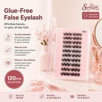 ราคา 120PCS กาวฟรีขนตาปลอม Self กาวขนตาแม่เหล็กขนตาไม่มีกาว Lash (49164402750)