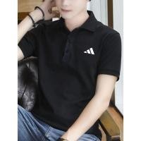ราคา เสื้อยืดแขนสั้นผู้ชาย Adidas ของแท้จากร้านค้าอย่างเป็นทางการ เสื้อกีฬาฤดูร้อนแห้งเร็ว เสื้อโปโลแขนสั้นสำหรับผู้ชาย (46215776955)