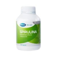 ราคา Mega We Care Spirulina 500 mg 100capsules (เมก้า วีแคร์ สาหร่ายสไปรูไลน่า) (41084366291)
