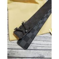 ราคา 2026 KIAT PINGGANG SABUK BELT PRIA LV GRAPHITE REVERSIBLE DAMIER MIRROR (44767540874)