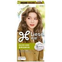 ราคา ลิเซ่โฟมเปลี่ยนสีผมครีมมี่บับเบิ้ลคัลเลอร์น้ำตาลเทาอ่อนเหลือบเขียว Liese Creamy Bubble Olive Ash Color Foam (41530773281)