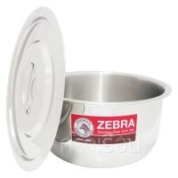 ราคา Zebra หม้อแขก สเตนเลส 32 ซม. สูง 17 ซม. ความจุ 13.5 ลิตร ตราหัวม้าลาย 170032 หม้อไม่มีหู หม้ออินเดีย (1260721835)