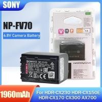 ราคา 100% Original Sony NP-FV70 NP FV70แบตเตอรี่กล้องสำหรับ Sony HDR-CX230 HDR-CX150E HDR-CX170 AX700 AXP35 AX30 (57014443704)
