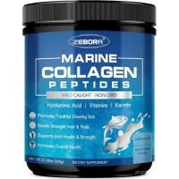 ราคา ZEBORA Marine Collagen Peptides Powder สําหรับผู้หญิง 35 เสิร์ฟ | Wild Caught Hydrolyzed Collagen with Hyaluronic Acid Keratin Multis for Skin Hair Nails KetoFriendly (45117621237)