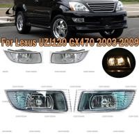 ราคา PMFC For Lexus UZJ120 GX470 2003-2009 Fog Light Front Head Light Halogen Front Bumper Fog Lamps Dri (48855665981)