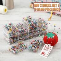 ราคา 200pcs เข็มหมุดหัวมุก เข็มหมุด เข็มกลัดหัวใหญ่ DIY งานเย็บมือ เข็มกลัดผ้า อุปกรณ์ตัดเย็บเสื้อผ้า เข็มกลัดแฟชั่น เข็มกลัดปักผ้า กล่องเข็มทนสนิม เข็มเย็บผ้า เข็มคว้าน เข็มงานฝีมือ (29642638966)