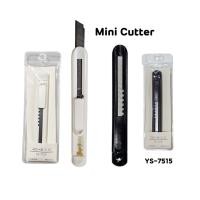 ราคา คัตเตอร์มินิ No.YS-7515 ใบมีด 45° Mini Cutter พกพา 9 มม. เปลี่ยนใบมีดได้ (ราคาต่อ 1 ชิ้น คละสี) (48806303902)