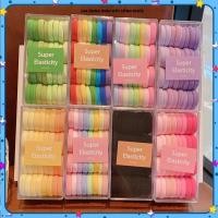 ราคา (COMBO 3 SET) HAIR TIE FOR GIRLS, SET OF 32 RUBBER BANDS, GOOD Elasticity, Keeps Hair Neat With Slipping (50512859097)