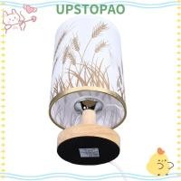 ราคา UPSTOPAO โคมไฟตั้งโต๊ะขนาดเล็ก, โคมไฟเข็มข้าวสาลีหรี่แสงได้ LED โคมไฟข้างเตียง, โคมไฟผ้าเรียบง่าย Shade USB ขับเคลื่อนปรับความสว่างได้โคมไฟตั้งโต๊ะห้องนอน (46116272542)