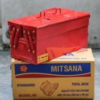 ราคา กล่องเครื่องมือ MITSANA ขนาด 14 นิ้ว แบบ 2 ชั้น สีแดง และน้ำเงิน (4733215701)