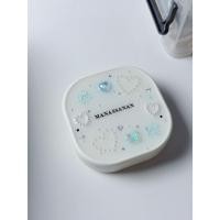 ราคา กล่องรีเทนเนอร์ ใส่ชื่อได้ (งานเคลือบเรซิ่นค่ะ) (47750879954)