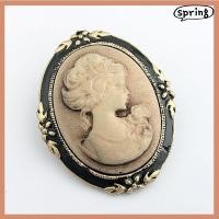 ราคา PCLUYBOY ผู้หญิง Vintage Cameo Elegant เข็มกลัด Pin โบราณงานแต่งงาน Charm Portrait เข็มกลัด Pin PCLUYBOY (48016875511)