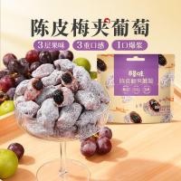ราคา บ๊วยเปลือกส้มเขียวหวานรส Baicao พร้อมองุ่น 180 百草味皮面คังหงิก180ก*1/2皮หงิก อร่อย หวาน 酸辣果干子 (55763218557)