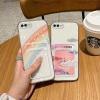 ราคา กระเป๋าใส่บัตรสําหรับ iPhone 7Plus iPhone 8Plus iPhone 7 8 Plus Rainbow Clear Case (51214161448)