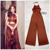 ราคา จั้ม​สูท​ขายาวไซส์​L ป้าย Linda มือ1ป้ายห้อย (10316705439)