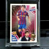 ราคา สติกเกอร์การ์ดฟุตบอลเมสซี่ ฟอยโฮโล เลี้ยงบอล**Lionel Messi "Top Messi"** Panini FC Barcelona 2012-2013** (57363441505)