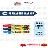 ราคา MERAH Artline 70 ปากกามาร์กเกอร์ถาวร – สีดํา / น้ําเงิน / แดง (55615856466)