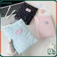 ราคา SERENDI Book Sleeve, Star Print Portable Notebook Cover, Kawaii DIY Journal Protector A5 Notebook & Planner (46866637620)