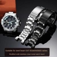ราคา GST-B100 สร้อยข้อมือสแตนเลสเข้ากันได้กับนาฬิการุ่น: GST-210/W120L/S130L/S310 GST-W300/400G S100D/S110D (51064549176)
