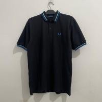 ราคา Fred Perry เสื้อโปโล Black Strip Second (24218143984)