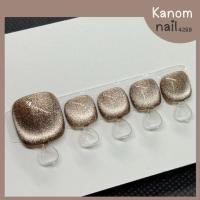 ราคา เล็บปลอมเล็บเจลเท้าสีน้ำตาลลูกแก้ว[003] จัดส่ง1-2วัน (43655511708)