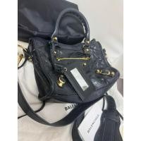 ราคา ลด3.3ของแท้กระจกสวยดูรูปถัดไปBALENCIAGA MINI CITY CLASSIC BLACK ของแท้100% หนังlambกระเป๋าแบรนด์เนมสีดำหมุดทอง (27718082953)