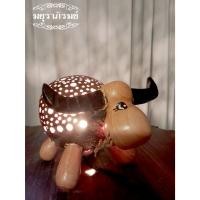 ราคา โคมไฟควายสไมล์ งานกะลามะพร้าว (23548632192)