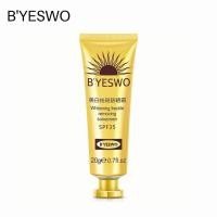 ราคา B'YESWO ครีมกันแดดเนื้อบางเบา SPF35+PA+++ สูตรไวทท์เทนนิ่ง คุมมันกันเหงื่อ ทาง่ายซึมไว แห้งสบายผิว หน้าไม่มันเยิ้ม (10441480532)
