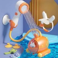 ราคา Summer children's bathing water play electric submarine shower electric toy swimming pool baby pool toy (29410713778)
