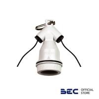 ราคา BEC PT-E27 ขั้วห้อยหลอดไฟกันน้ำ สำหรับขั้ว E27 (1713988184)