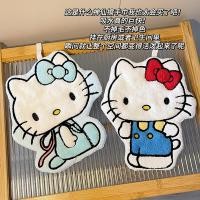 ราคา คิตตี้น่ารัก แมวแขวนผ้าเช็ดมือซุปเปอร์ดูดซับผ้าขนหนูหนาห้องน้ําผ้าเช็ดหน้าครัวผ้าเช็ดหน้า (48567846838)
