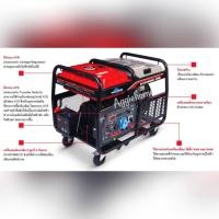 ราคา WELPRO เครื่องปั่นไฟ รุ่น SC13000DE-THD 10500วัตต์ 24แรงม้า 220V/380V (กุญแจสตาร์ท) เครื่อง 4จังหวะ เบนซิน (19293927914)