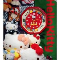 ราคา Hello Kitty นาฬิกาแขวนการ์ตูนขนาดเล็กรถไฟนาฬิการถไฟในครัวเรือน KT แปดเหลี่ยมหมุนนาฬิกาแขวน (41432308985)