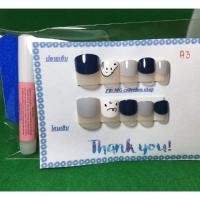 ราคา (พร้อมส่ง) ชุดเล็บปลอม เล็บปลอมเจล เล็บเจล เล็บสำเร็จรูป (3738404859)