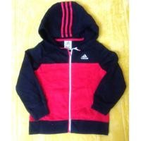 ราคา Adidas เสื้อกันหนาว มีฮู้ด #สีแดง (1538619705)