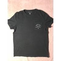 ราคา เสื้อยืดมือสอง คอกลม แขนสั้น แบรนด์ AMERICAN EAGLE สีดำ size M (18382459358)