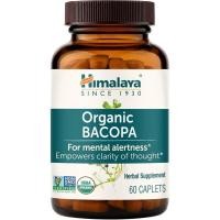 ราคา Himalaya USDA Organic Bacopa Monnieri Nootropic อาหารเสริมสมุนไพร,Brahmi,อาหารเสริมบาโคปา,สารสกัดจากบาโคปา,การประชุม,รองรับ,Non-GMO,750 mg, 60 Plan (46964482112)