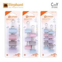 ราคา Elephant Binder Clip Pastel No. E110 / E111 / E112 (40756618685)