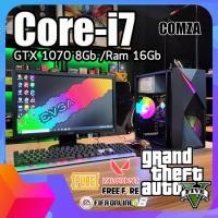 ราคา คอมประกอบ Core i7 /GTX 1070 8Gb /Ram 16Gb ทำงาน เล่นเกมส์ Gta V,Pubg,Fifa,Freefire,Valorant,สินค้าคุณภาพ พร้อมใช้งาน (24026744702)