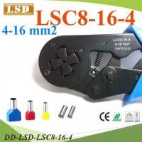ราคา .คีมย้ำหางปลา คอร์ทเอ็นด์ LSD แบบสีเหลี่ยม ขนาดใหญ่ถึง 16 Sq.mm. DD (12220739970)