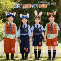 ราคา สัตว์น่ารักเด็กสูท Crazy Zoo สไตล์เดียวกันเครื่องแต่งกายประสิทธิภาพสไตล์ใหม่ Judy Nick Fox cos เครื่องแต่งกาย (48367025178)