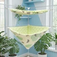 ราคา XUITIAN 2 ชิ้น/เซ็ต Sugar Glider Nest, Breathable Soft Pet Hammock, Fashion Flannel Velvet Warm Hanging Pet Cage กระรอกเตียงหนูแฮมสเตอร์ (49117442789)