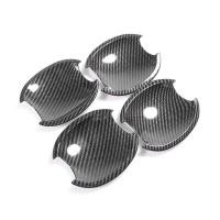 ราคา LAIFU 4 ชิ้นสําหรับ Ford Focus Hatchback 2012-2018 อุปกรณ์ตกแต่งรถ ABS Silver Carbon Striation ภายนอกประตู Handle ชาม (58016116567)
