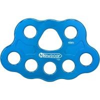 ราคา NewDora Descender Plate 45KN Paw Rigging Plate 8 Holes Rock Climbing Gear (8 หลุม/45KN Blue) (51915743587)