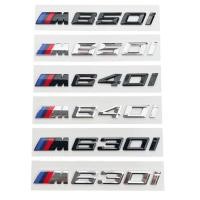 ราคา เหมาะสําหรับ BMW ใหม่ GT 630i 640i 650i 6 Series ดิจิตอลด้านหลังสัญลักษณ์รถ M โลโก้สติกเกอร์ตกแต่ง displacement (49716069494)