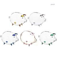 ราคา สูท* กระปุกออมสินหมูกล่องเงินกล่องประหยัดเหรียญน่ารักแก้วใสของที่ระลึกเกิด (53715594454)
