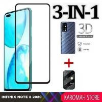 ราคา กระจกนิรภัยสําหรับ Infinix Note 8/Note 7/Hot 10/Hot 9 Play + เลนส์กล้องป้องกันรอยขีดข่วน + Garskin (51467398639)