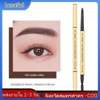 ราคา 【จัดส่งในประเทศ】 ดินสอเขียนคิ้ว 5 สี สองหัว ติดทนนาน กันน้ำ เส้นเล็กพิเศษ ทรงสามเหลี่ยม สำหรับตกแต่งคิ้ว (48211754933)
