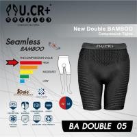 ราคา U.CR+ รุ่น DOUBLE BAMBOO กางเกงจักรยาน ขาสั้น (5 ส่วน) (6705439477)